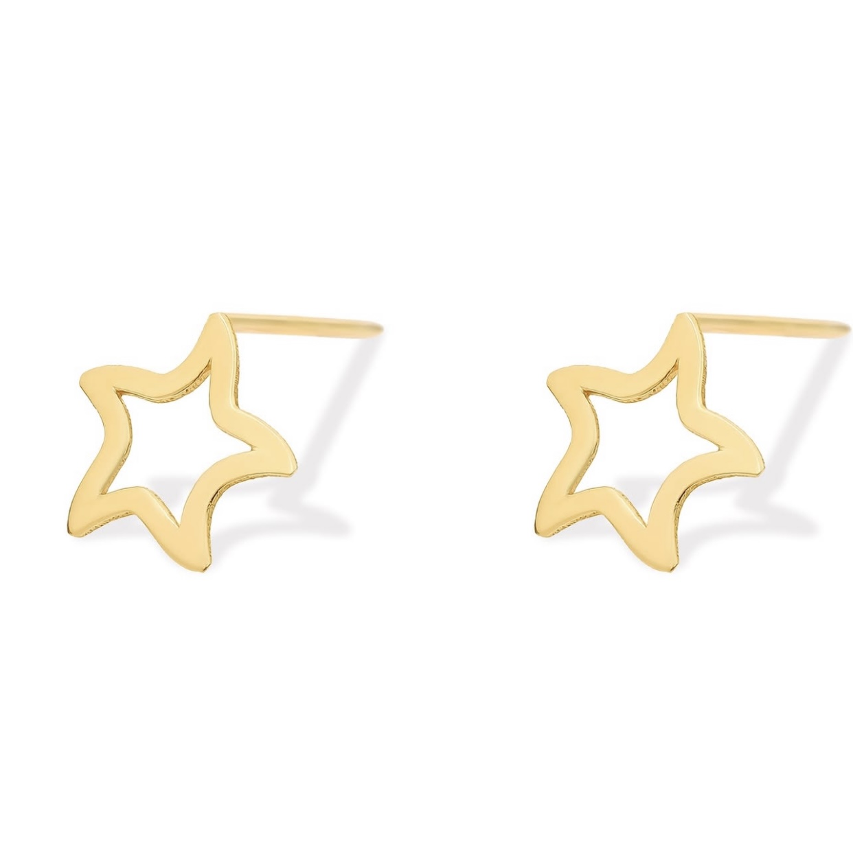 گوشواره ستاره تو خالی کد ۵۶